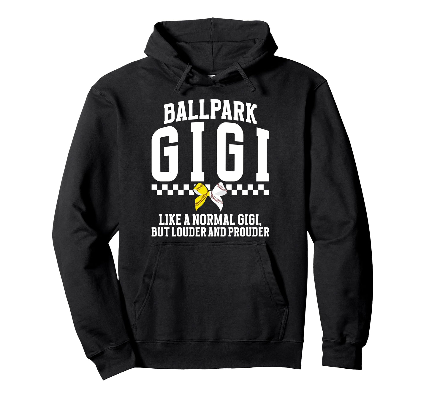 Ballpark Gigi Definition Baseball Hoodie - Trendy Graphic Men Women - T-Shirt, Sweatshirt, Hoodie