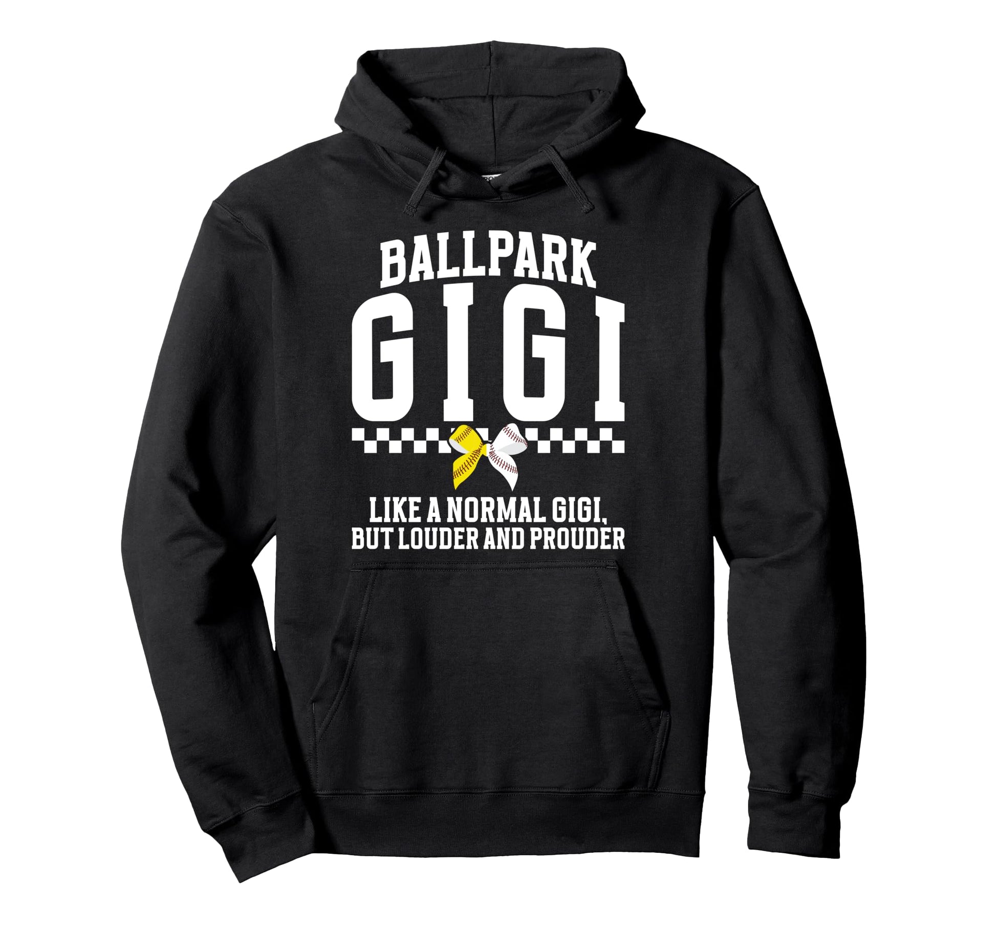 Ballpark Gigi Definition Baseball Hoodie - Trendy Graphic Men Women - T-Shirt, Sweatshirt, Hoodie