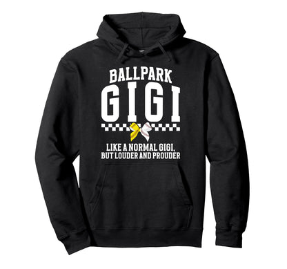Ballpark Gigi Definition Baseball Hoodie - Trendy Graphic Men Women - T-Shirt, Sweatshirt, Hoodie