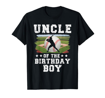 Uncle Birthday Sport Baseball Lover T-Shirt - Fun Novelty Design for Adults - T-Shirt, Sweatshirt, Hoodie