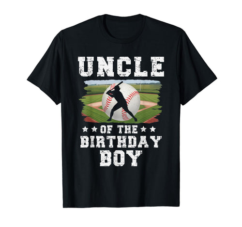 Uncle Birthday Sport Baseball Lover T-Shirt - Fun Novelty Design for Adults - T-Shirt, Sweatshirt, Hoodie