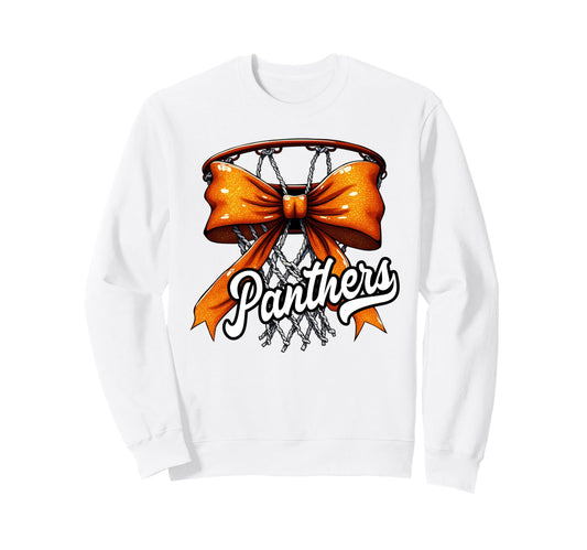 Panthers Game Day Basketball Mom Sweatshirt - Novelty Apparel for Adults - T-Shirt, Sweatshirt, Hoodie