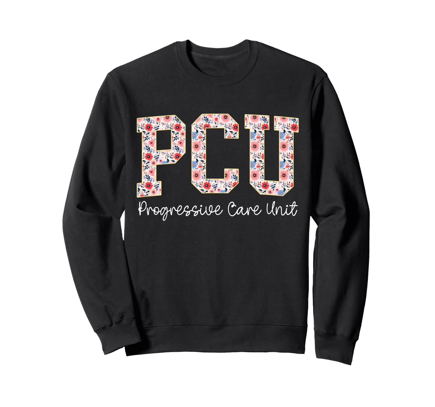 Boho Floral Cpcu Cardiac Sweatshirt - Fun Novelty Design for Adults - T-Shirt, Sweatshirt, Hoodie