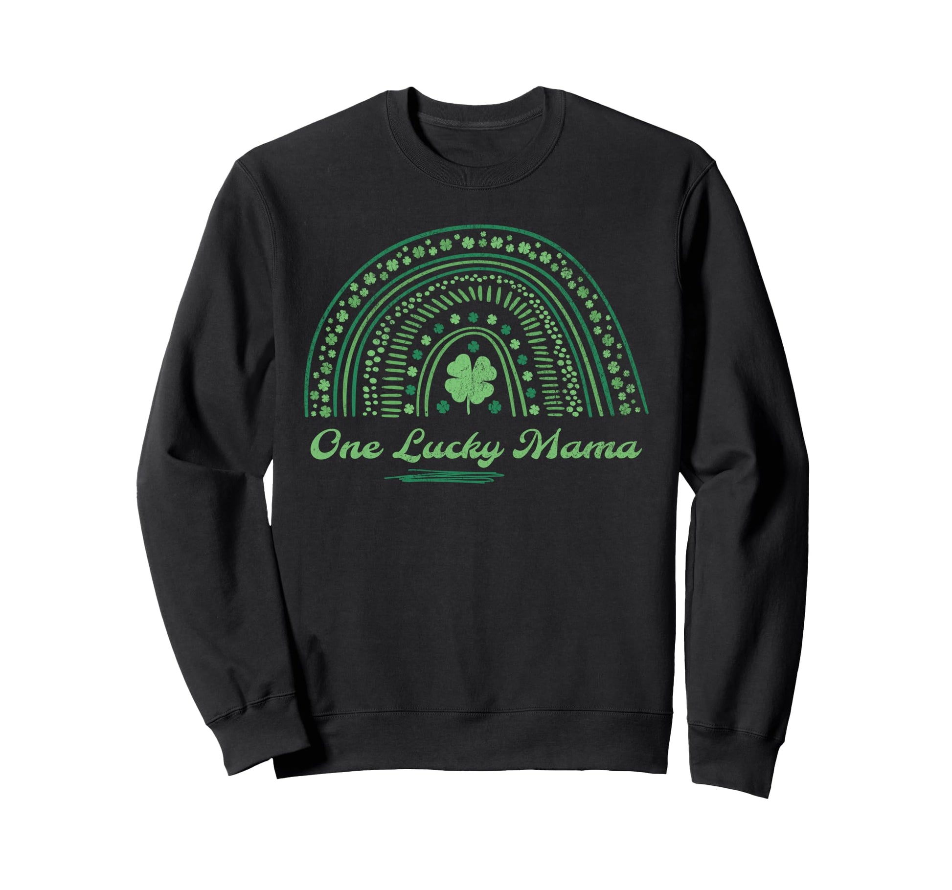 Lucky Mama Saint Patricks Day Sweatshirt - Custom Art Print for Adults - T-Shirt, Sweatshirt, Hoodie