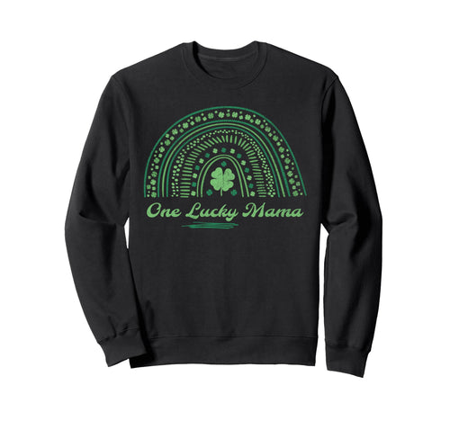 Lucky Mama Saint Patricks Day Sweatshirt - Custom Art Print for Adults - T-Shirt, Sweatshirt, Hoodie