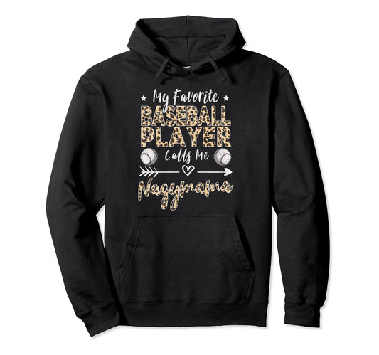My Favorite Baseball Player Calls Me Hoodie - Graphic Print Unisex - T-Shirt, Sweatshirt, Hoodie