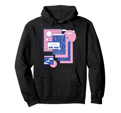 Computer Tabs Japanese Art 80S 90S Hoodie - Minimalist Print Unisex - T-Shirt, Sweatshirt, Hoodie