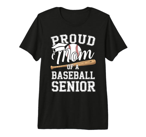 Proud Mom 2026 Senior Baseball T-Shirt - Graphic Print Men Women - T-Shirt, Sweatshirt, Hoodie