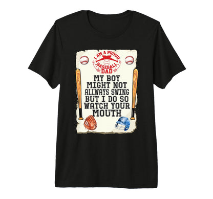Mens My Might Not Always Swing But T-Shirt - Aesthetic Graphic for Adults - T-Shirt, Sweatshirt, Hoodie