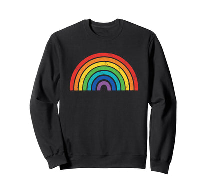 Awareness Rainbow Solidarity Support Sweatshirt - Unique Graphic Men Women - T-Shirt, Sweatshirt, Hoodie