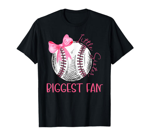 Baseball Sister Coquette Bow Ball T-Shirt - Casual Everyday Wear Men Women - T-Shirt, Sweatshirt, Hoodie