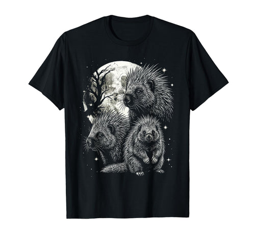 Porcupine 90S Aesthetic Y2K Porcupine T-Shirt - Streetwear Style for Adults - T-Shirt, Sweatshirt, Hoodie