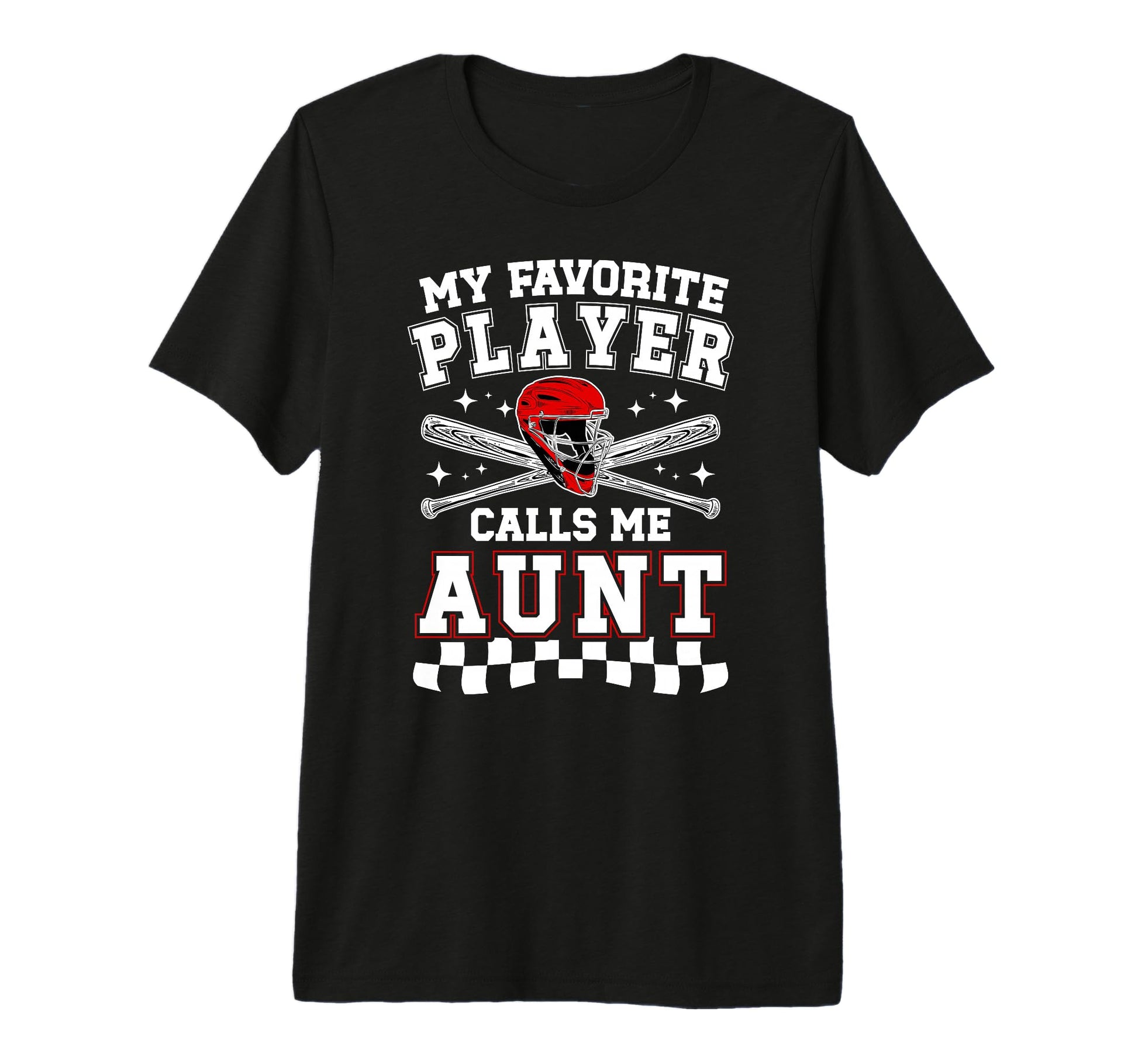 Proud Baseball Aunt Baseball Player T-Shirt - Fun Novelty Design Unisex - T-Shirt, Sweatshirt, Hoodie