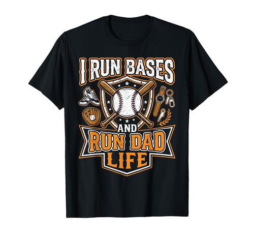 Baseball Dad Baseballer Daddy T-Shirt - Custom Art Print Men Women - T-Shirt, Sweatshirt, Hoodie