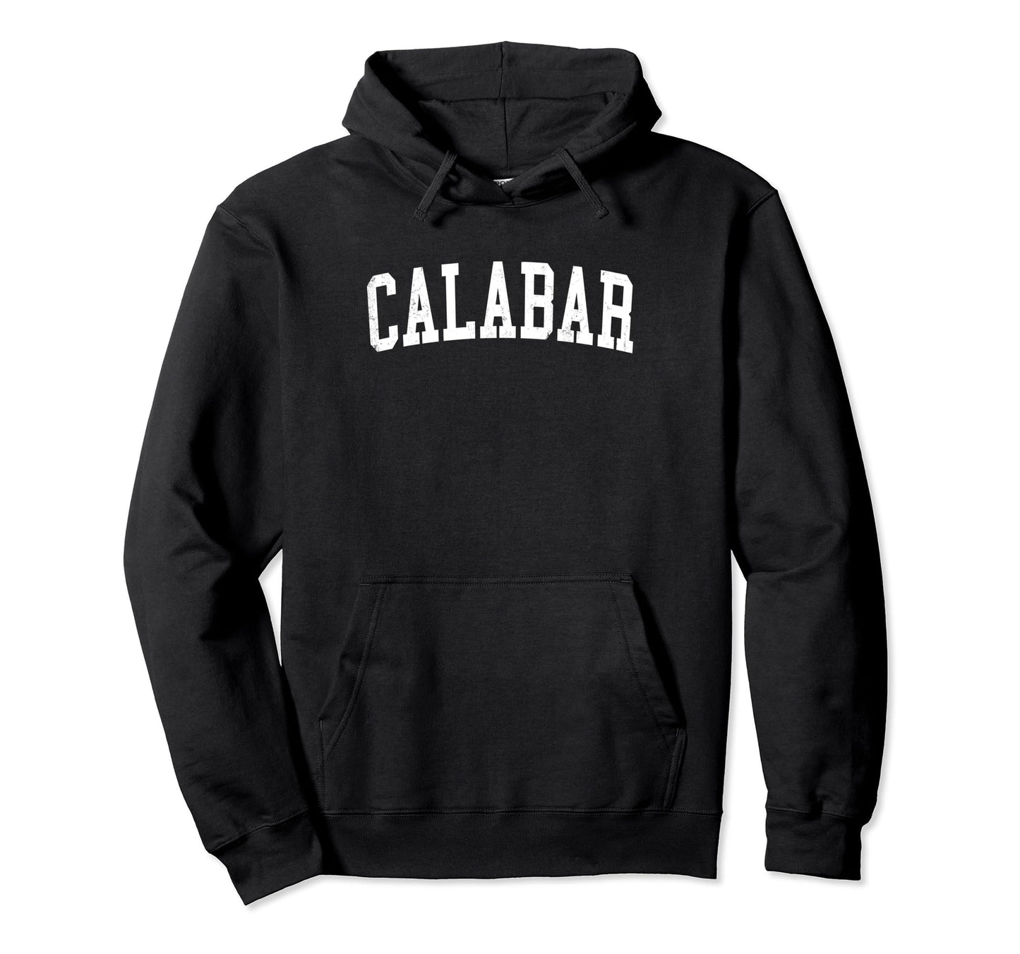 Calabar Nigeria Distressed White Hoodie - Novelty Apparel for Adults - T-Shirt, Sweatshirt, Hoodie