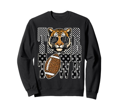 Tiger Town Leopard Football Game Sweatshirt - Custom Art Print for Adults - T-Shirt, Sweatshirt, Hoodie