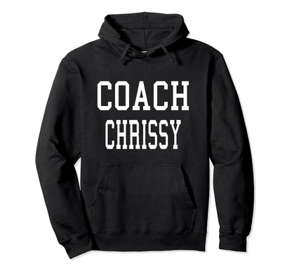 Coach Chrissy Custom Football Soccer Hoodie - Aesthetic Graphic for Adults - T-Shirt, Sweatshirt, Hoodie