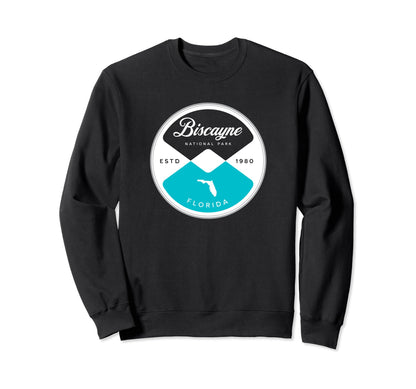 Biscayne National Park Florida Circle Sweatshirt - Trendy Graphic Men Women - T-Shirt, Sweatshirt, Hoodie