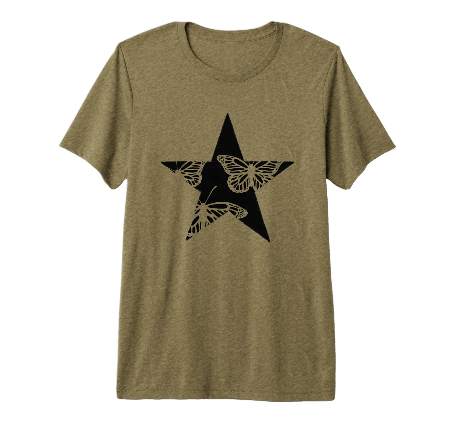 Star Stencil Graffiti Art Goth Grunge T-Shirt - Trendy Graphic Men Women - T-Shirt, Sweatshirt, Hoodie