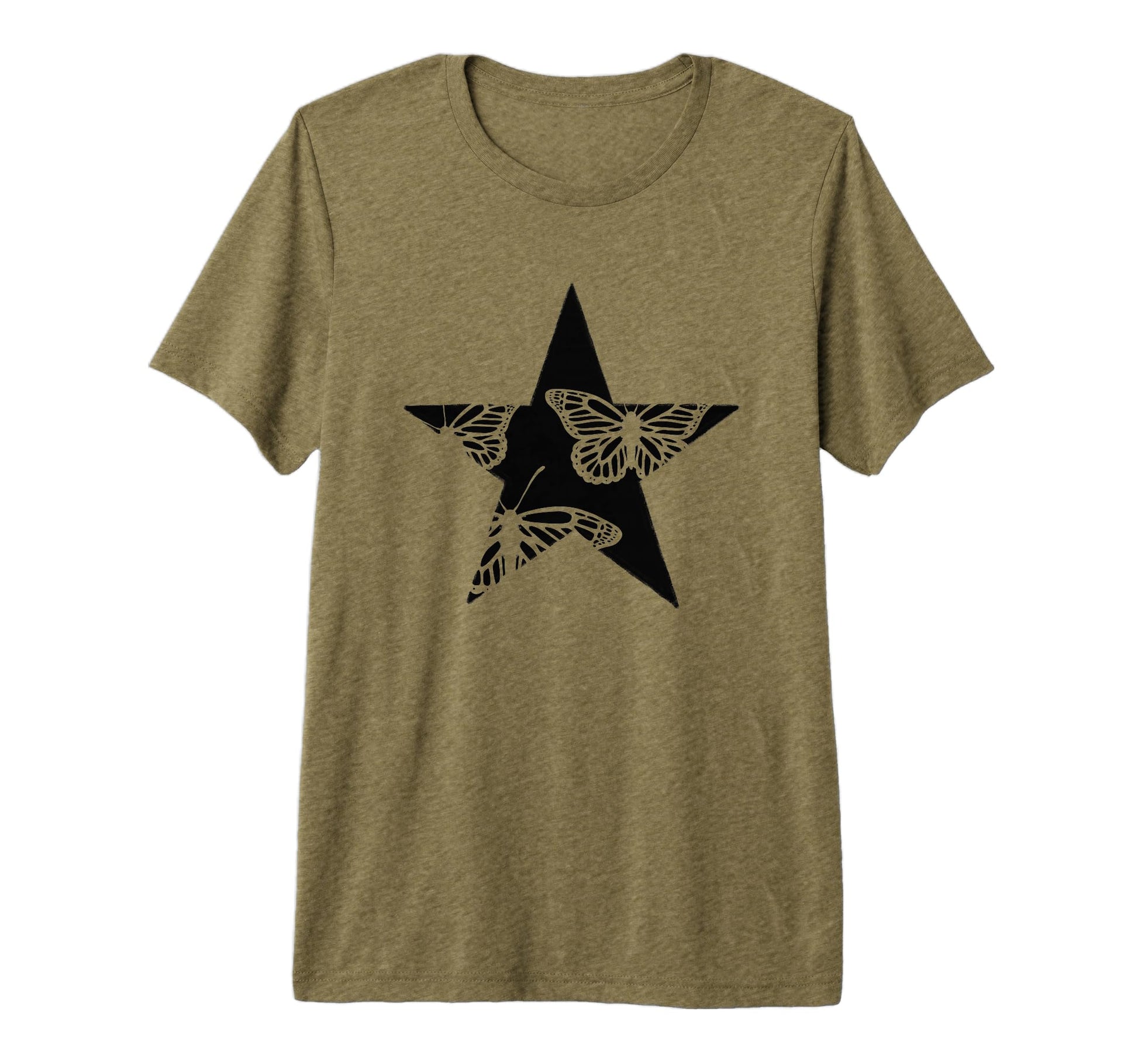 Star Stencil Graffiti Art Goth Grunge T-Shirt - Trendy Graphic Men Women - T-Shirt, Sweatshirt, Hoodie