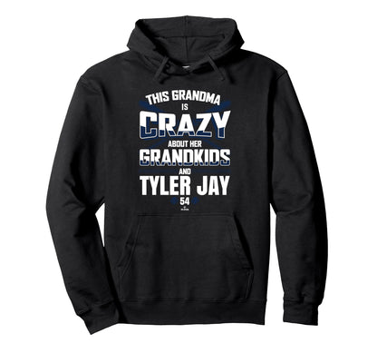 Grandma Crazy Tyler Jay Milwaukee Hoodie - Novelty Apparel for Adults - T-Shirt, Sweatshirt, Hoodie