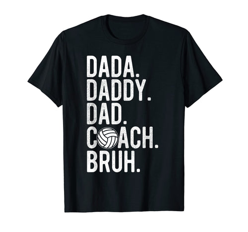 Mens Dada Daddy Dad Bruh Volleyball T-Shirt - Graphic Print for Adults - T-Shirt, Sweatshirt, Hoodie