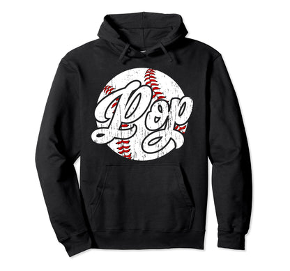 Pop Proud Baseball Pop Baseball Player Pop Hoodie - Graphic Print Men Women - T-Shirt, Sweatshirt, Hoodie