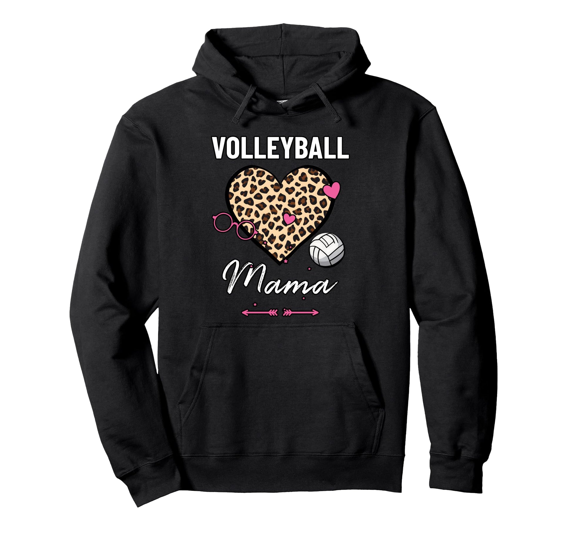 Volleyball Mama Fun Game Day Mom Hoodie - Streetwear Style for Adults - T-Shirt, Sweatshirt, Hoodie