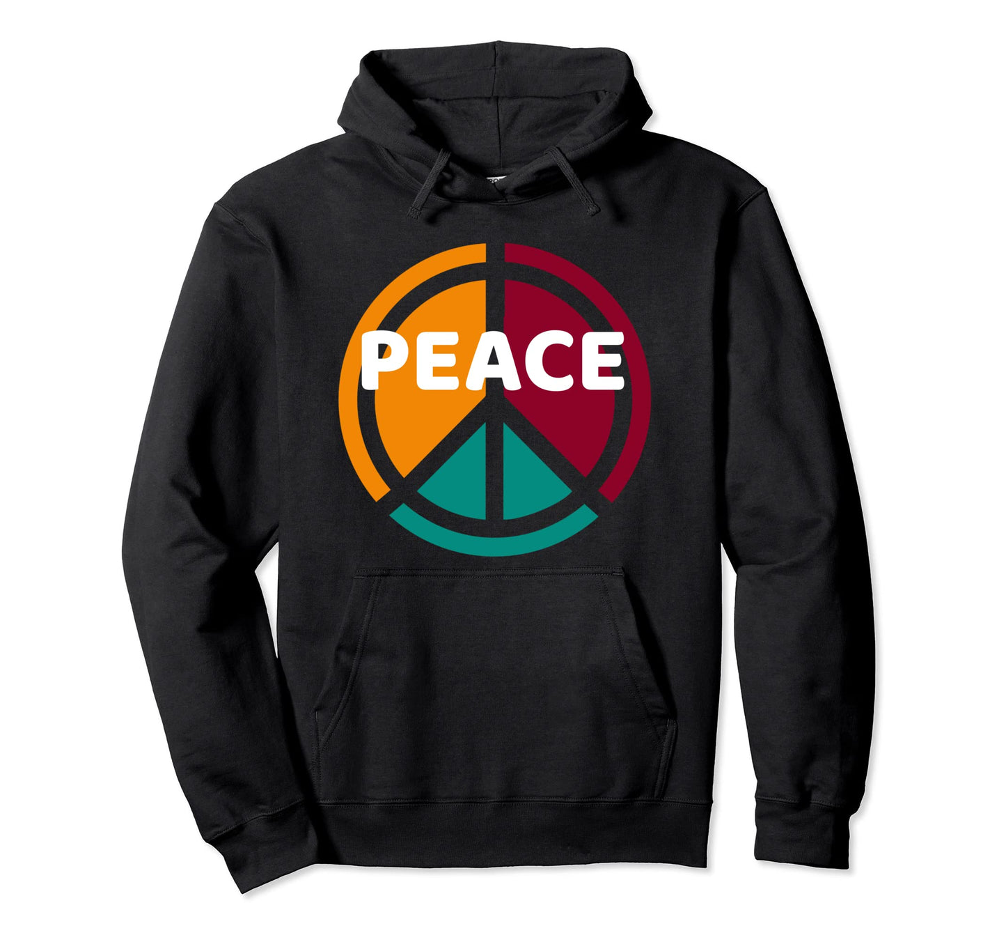 Peace Sign Spread Love And Peace Hoodie - Aesthetic Graphic Men Women - T-Shirt, Sweatshirt, Hoodie