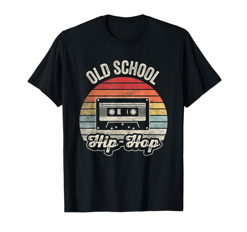 Old School Hip Hop Cassette Lovers T-Shirt - Novelty Apparel Unisex - T-Shirt, Sweatshirt, Hoodie