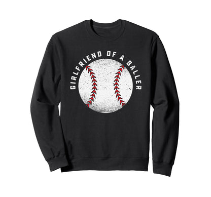 Girlfriend Baller Boyfriend Sweatshirt - Minimalist Print for Adults - T-Shirt, Sweatshirt, Hoodie