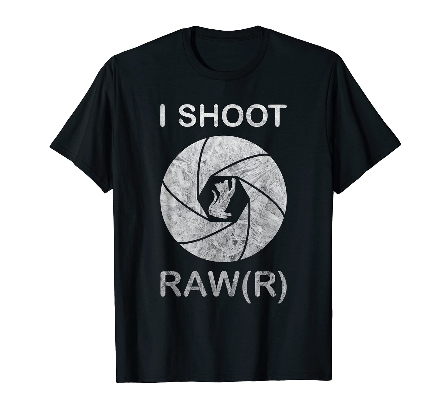 Camera Womens Cat I Shoot Raw Rawr T-Shirt - Aesthetic Graphic for Adults - T-Shirt, Sweatshirt, Hoodie