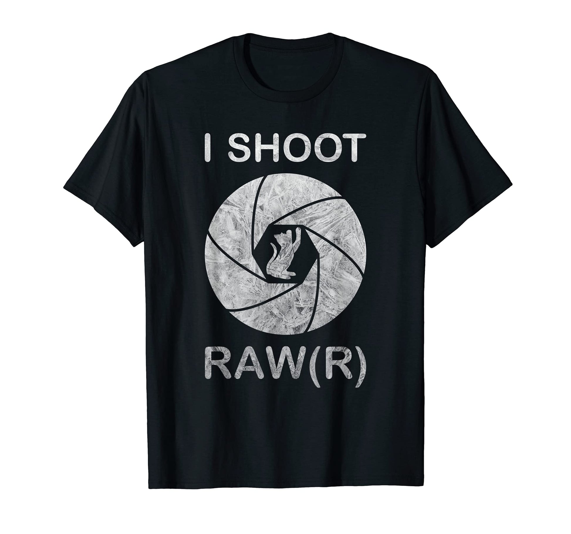 Camera Womens Cat I Shoot Raw Rawr T-Shirt - Aesthetic Graphic for Adults - T-Shirt, Sweatshirt, Hoodie