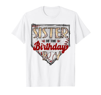 Sister Birthday Baseball Lover Birthday T-Shirt - Trendy Graphic Unisex - T-Shirt, Sweatshirt, Hoodie