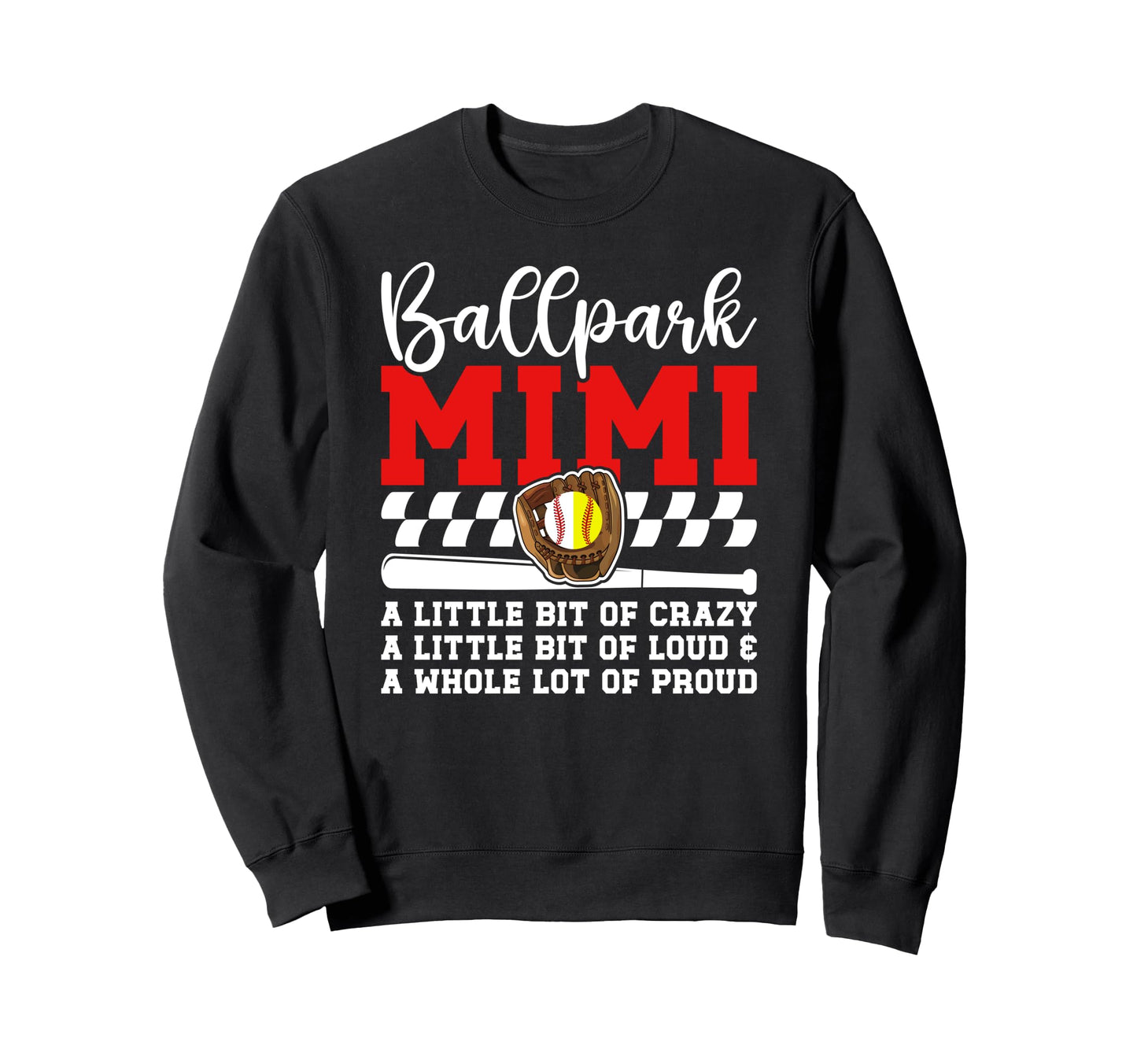Ballpark Mimi Definition Baseball Sweatshirt - Aesthetic Graphic Men Women - T-Shirt, Sweatshirt, Hoodie