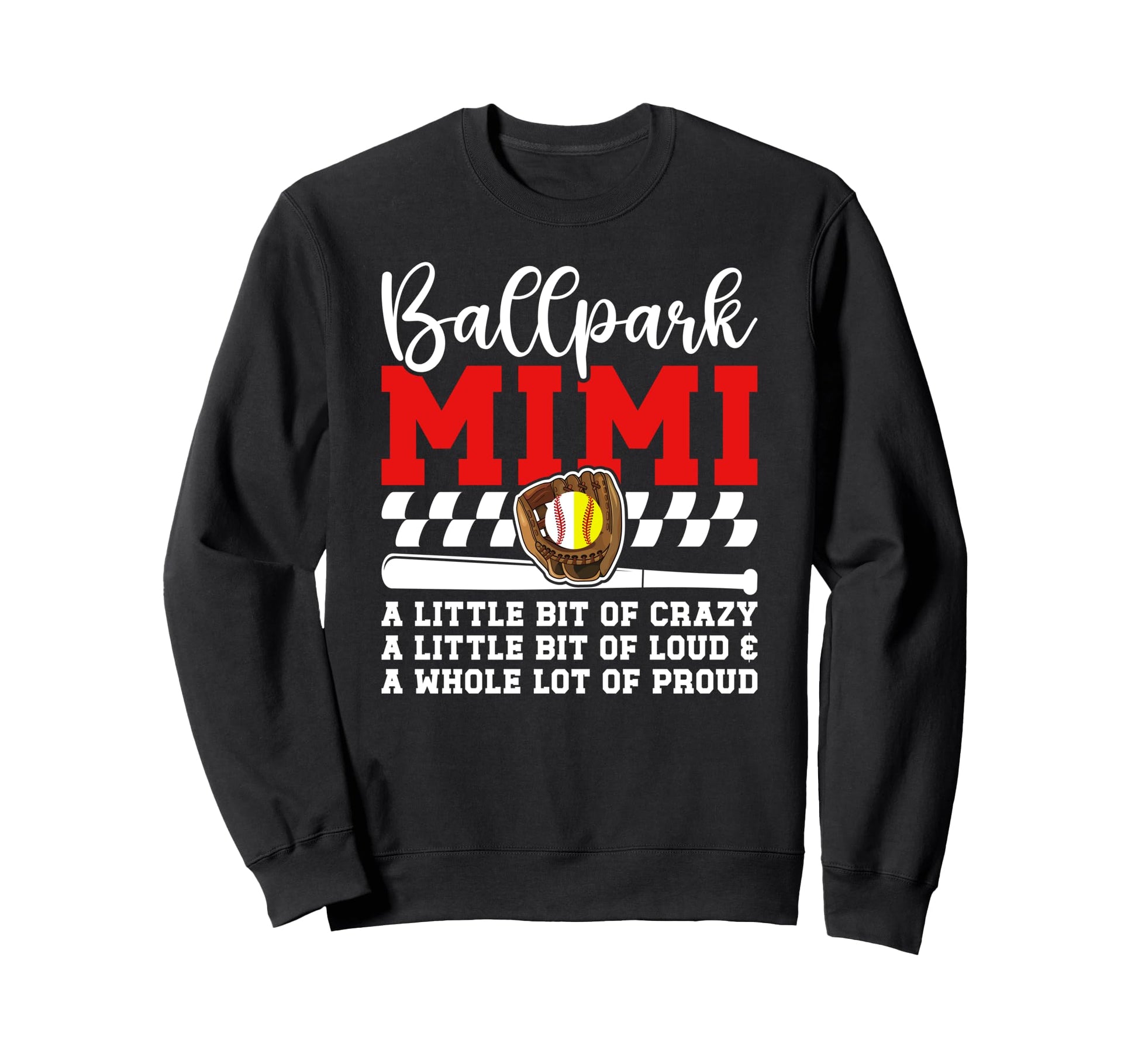 Ballpark Mimi Definition Baseball Sweatshirt - Aesthetic Graphic Men Women - T-Shirt, Sweatshirt, Hoodie