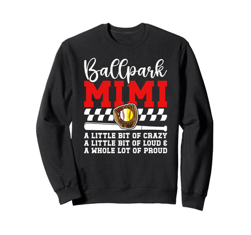 Ballpark Mimi Definition Baseball Sweatshirt - Aesthetic Graphic Men Women - T-Shirt, Sweatshirt, Hoodie