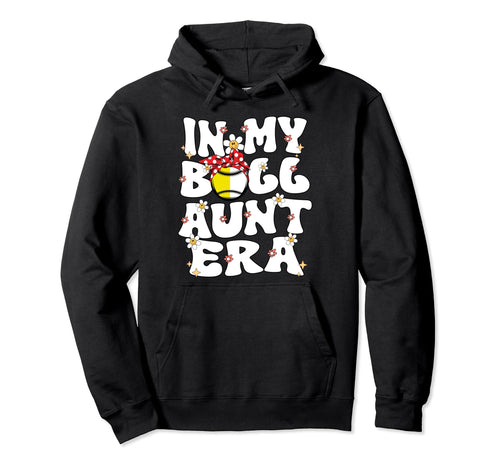 My Ball Aunt Era Groovy Baseball Hoodie - Custom Art Print Men Women - T-Shirt, Sweatshirt, Hoodie
