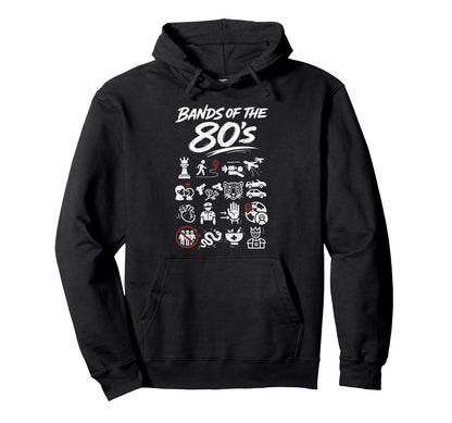 Bands 80S Rock Music Lover Rock And Roll Hoodie - Custom Art Print Unisex - T-Shirt, Sweatshirt, Hoodie