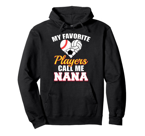 My Favorite Players Baseball Volleyball Hoodie - Unique Graphic Unisex - T-Shirt, Sweatshirt, Hoodie
