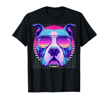 American Bull Terrier Sunglasses T-Shirt - Fun Novelty Design Men Women - T-Shirt, Sweatshirt, Hoodie