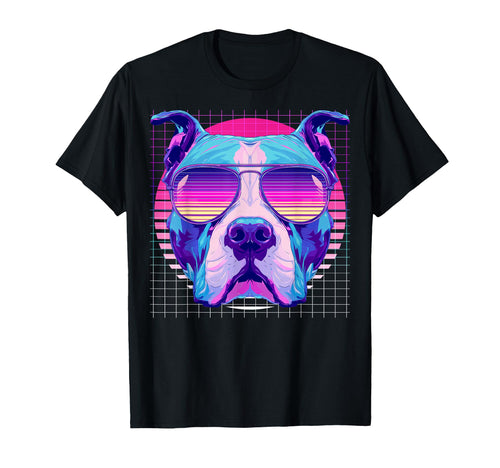 American Bull Terrier Sunglasses T-Shirt - Fun Novelty Design Men Women - T-Shirt, Sweatshirt, Hoodie