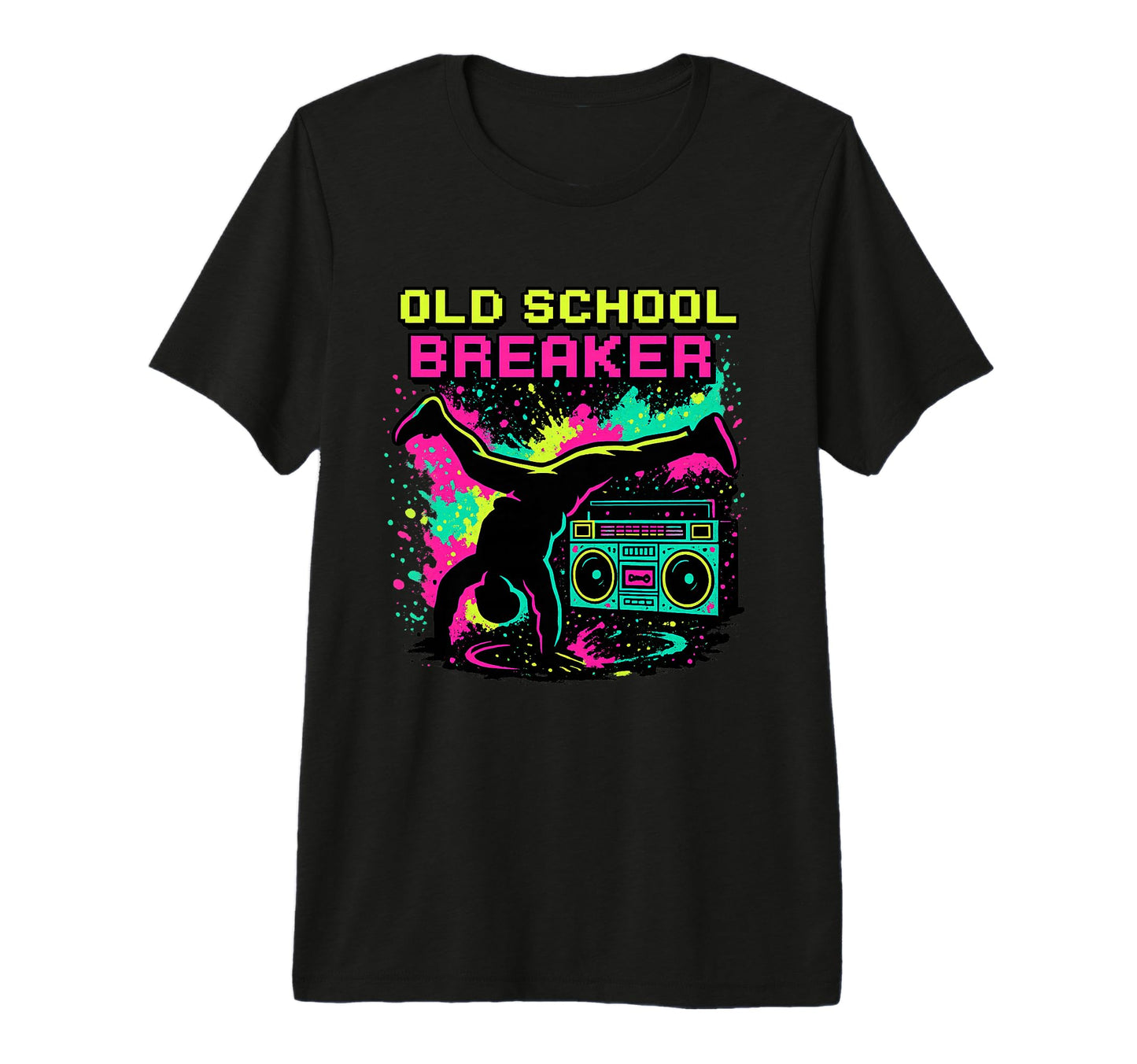 Breakdancing Hip Hop 80S Boombox Old T-Shirt - Trendy Graphic Unisex - T-Shirt, Sweatshirt, Hoodie