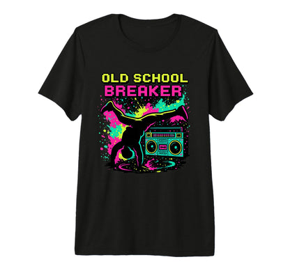 Breakdancing Hip Hop 80S Boombox Old T-Shirt - Trendy Graphic Unisex - T-Shirt, Sweatshirt, Hoodie