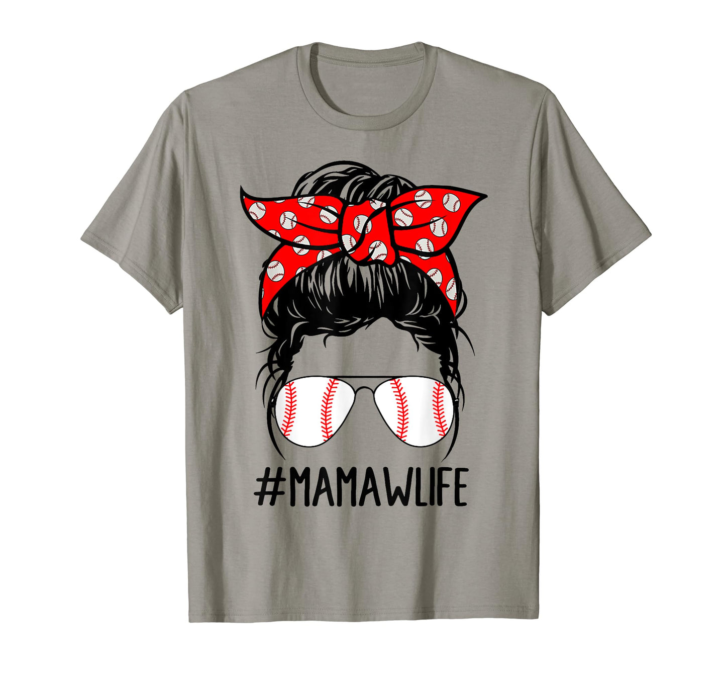 Mamaw Life Baseball Softball Mothers Day T-Shirt - Minimalist Print Unisex - T-Shirt, Sweatshirt, Hoodie