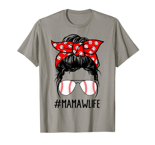 Mamaw Life Baseball Softball Mothers Day T-Shirt - Minimalist Print Unisex - T-Shirt, Sweatshirt, Hoodie