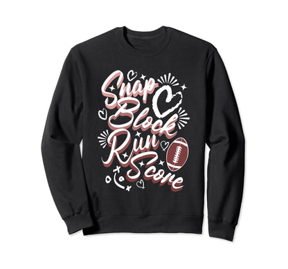 Football Mom Wife Gameday Snap Sweatshirt - Minimalist Print for Adults - T-Shirt, Sweatshirt, Hoodie