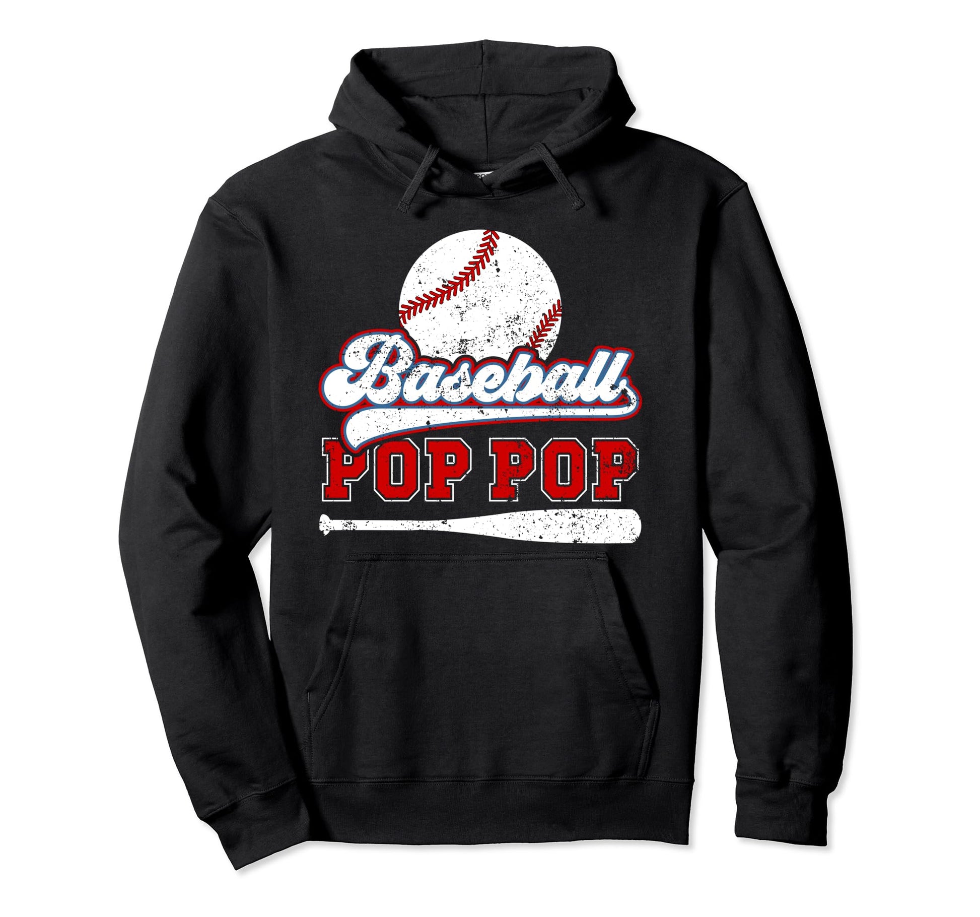 Baseball Pop Pop Grandpa Best Pop Pop Hoodie - Aesthetic Graphic Unisex - T-Shirt, Sweatshirt, Hoodie