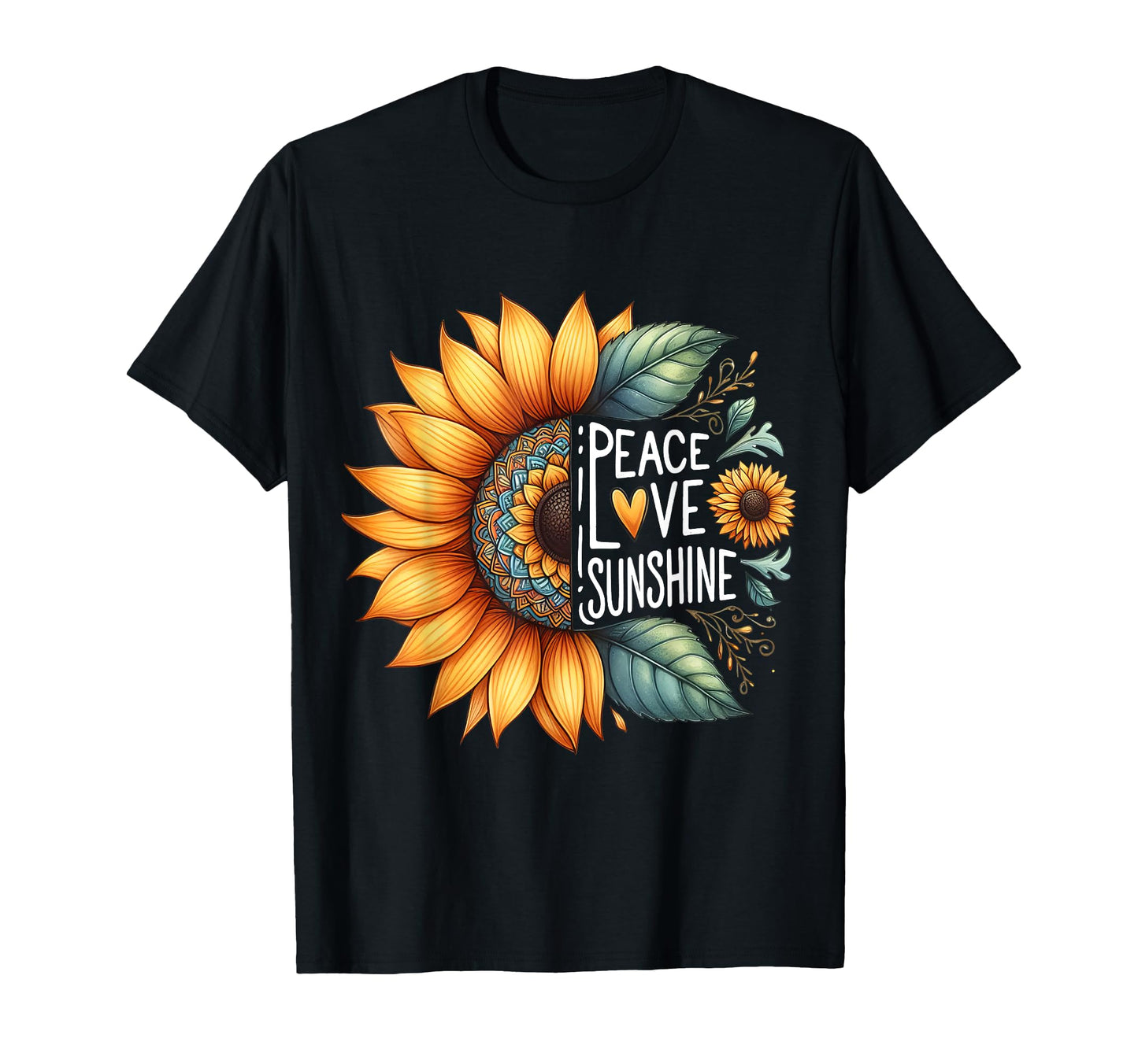 Peace Love Sunshine T-Shirt - Streetwear Style Men Women - T-Shirt, Sweatshirt, Hoodie
