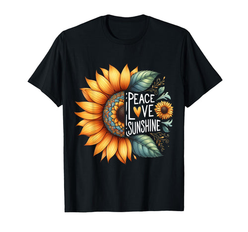 Peace Love Sunshine T-Shirt - Streetwear Style Men Women - T-Shirt, Sweatshirt, Hoodie